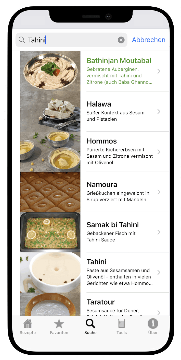 100 Libanesische Rezepte - iOS App