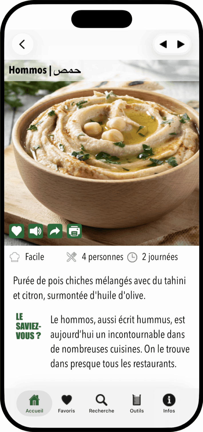 100 Lebanese Recipes iOS App