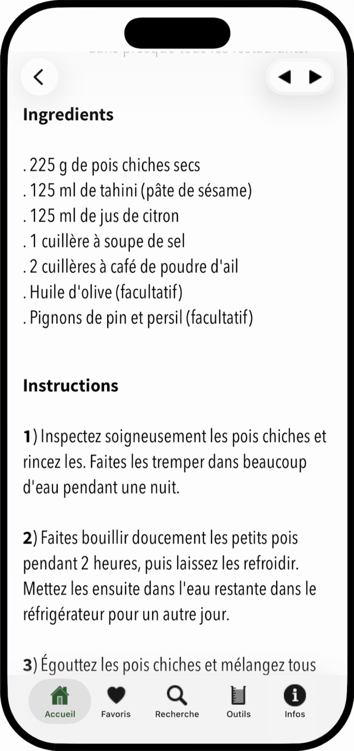100 Lebanese Recipes iOS App