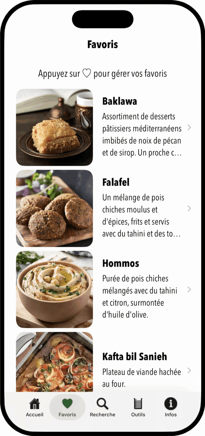 100 Lebanese Recipes iOS App